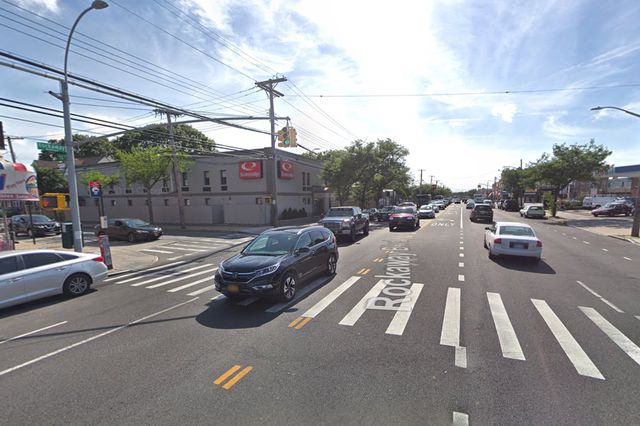 A June 2018 Google Maps image of Rockaway Boulevard and 114th Street.
